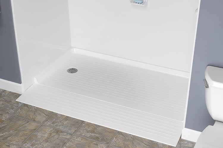 Barrier-Free Showers